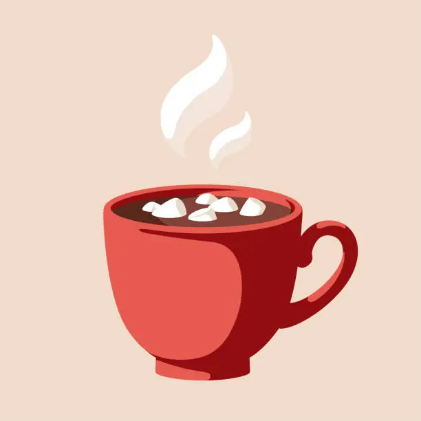 hot chocolate graphic (royalty free)